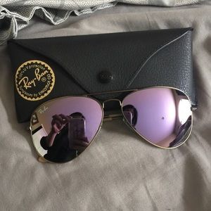 lilac rayban wayfarers